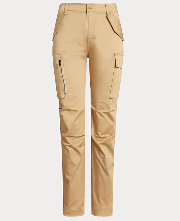 Lauren Ralph Lauren Women's Cotton Sateen Cargo Pant