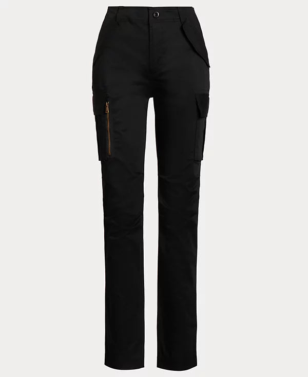 Lauren Ralph Lauren Women's Cotton Sateen Cargo Pant