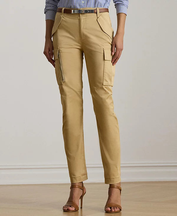 Lauren Ralph Lauren Women's Cotton Sateen Cargo Pant