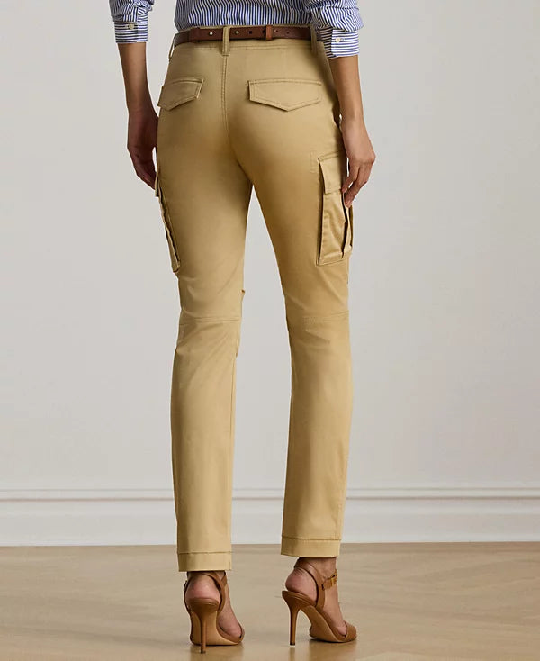 Lauren Ralph Lauren Women's Cotton Sateen Cargo Pant