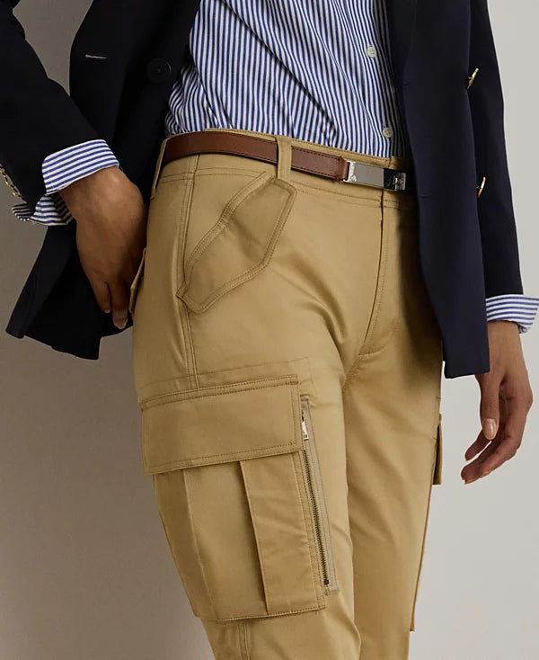 Lauren Ralph Lauren Women's Cotton Sateen Cargo Pant