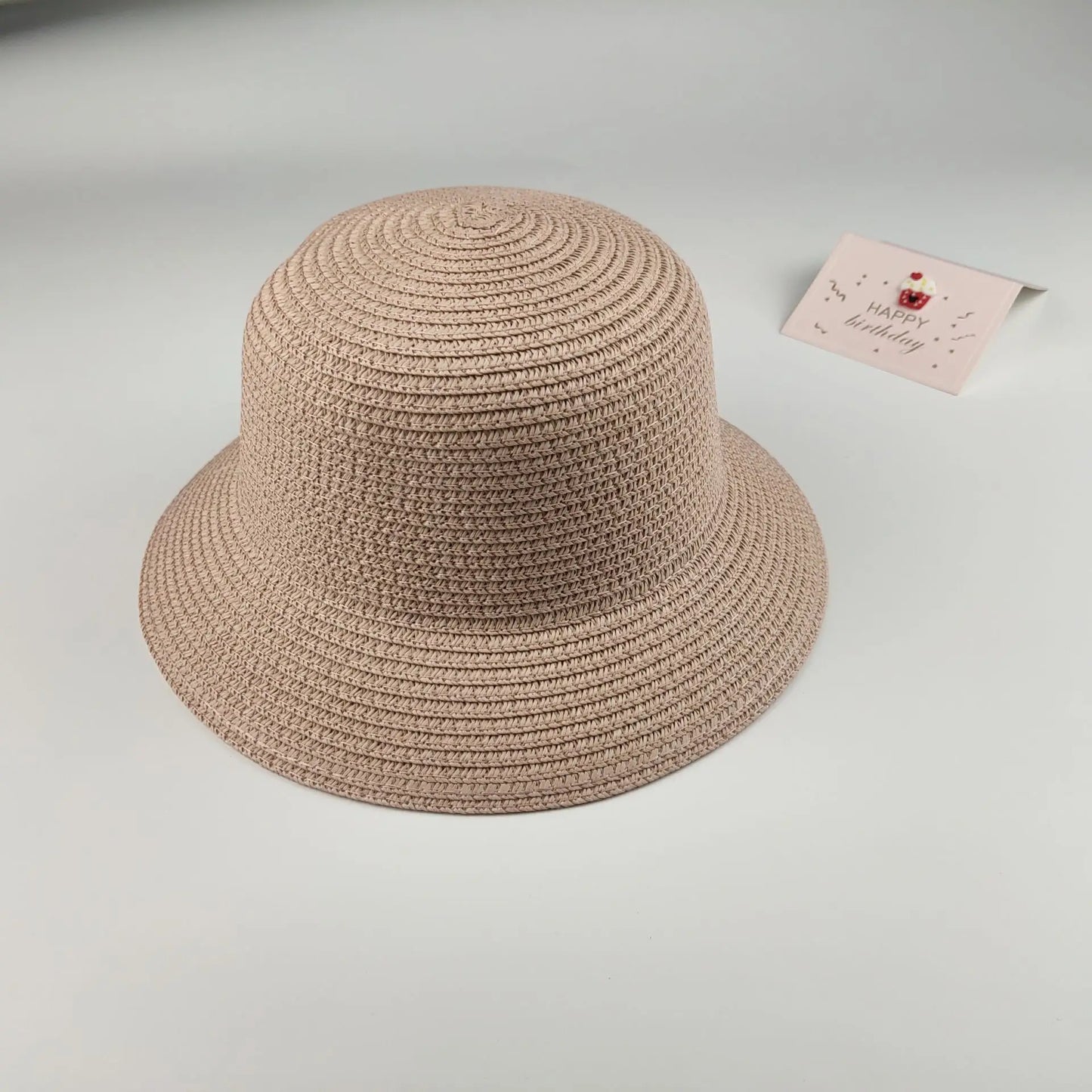 Summer Children's Straw Bag Straw Hat Cute Mini Beach Bag Boys and Girls Shoulder Crossbody Bags Small Sun Hats Kids Coin Purse