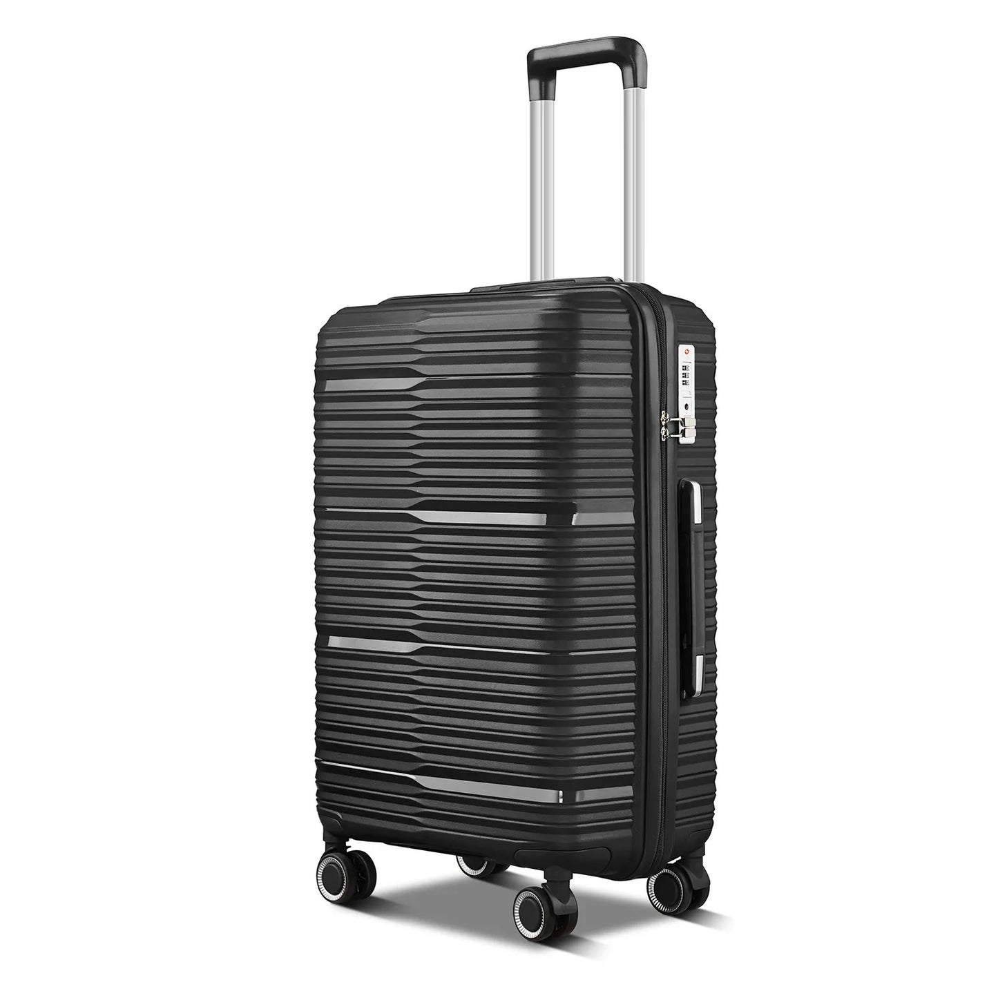 20/24/28 inch zipper trolley luggage bag travel suitcases with Universal wheels combination lock travel bags lightweight luggage