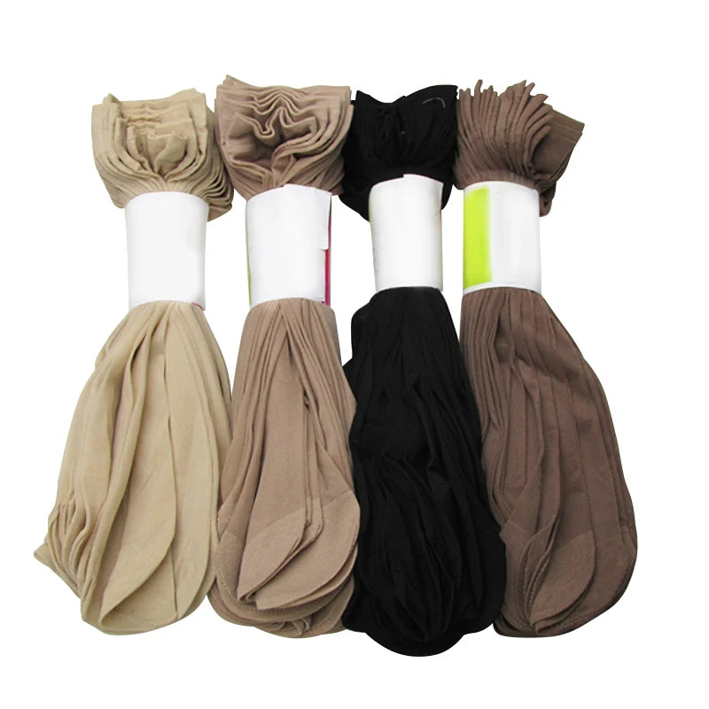 Hot Sale! 5/10 Pairs High Quality Women Velvet Socks Pack Female Summer Thin Silk Transparent Sexy Ankle Nylon Socks Set