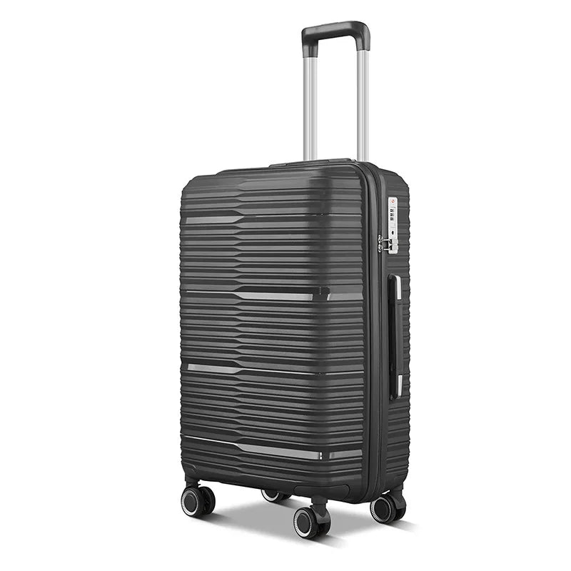 20/24/28 inch zipper trolley luggage bag travel suitcases with Universal wheels combination lock travel bags lightweight luggage