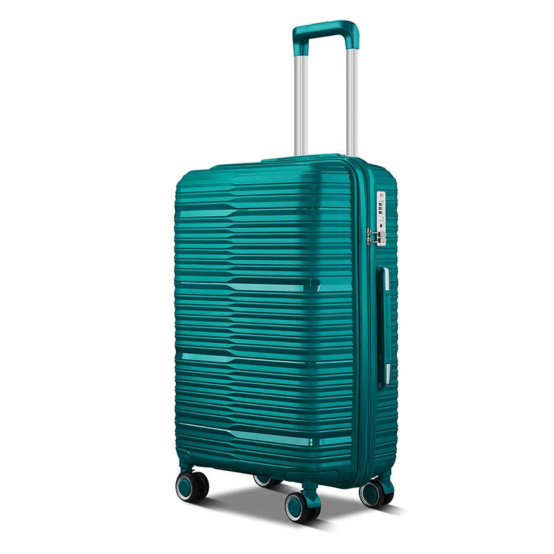 20/24/28 inch zipper trolley luggage bag travel suitcases with Universal wheels combination lock travel bags lightweight luggage