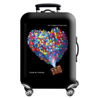 Luggage Cover Stretch Fabric Suitcase Protector Baggage Dust Case Cover Suitable for18-32 Inch Suitcase Case Travel Organizer