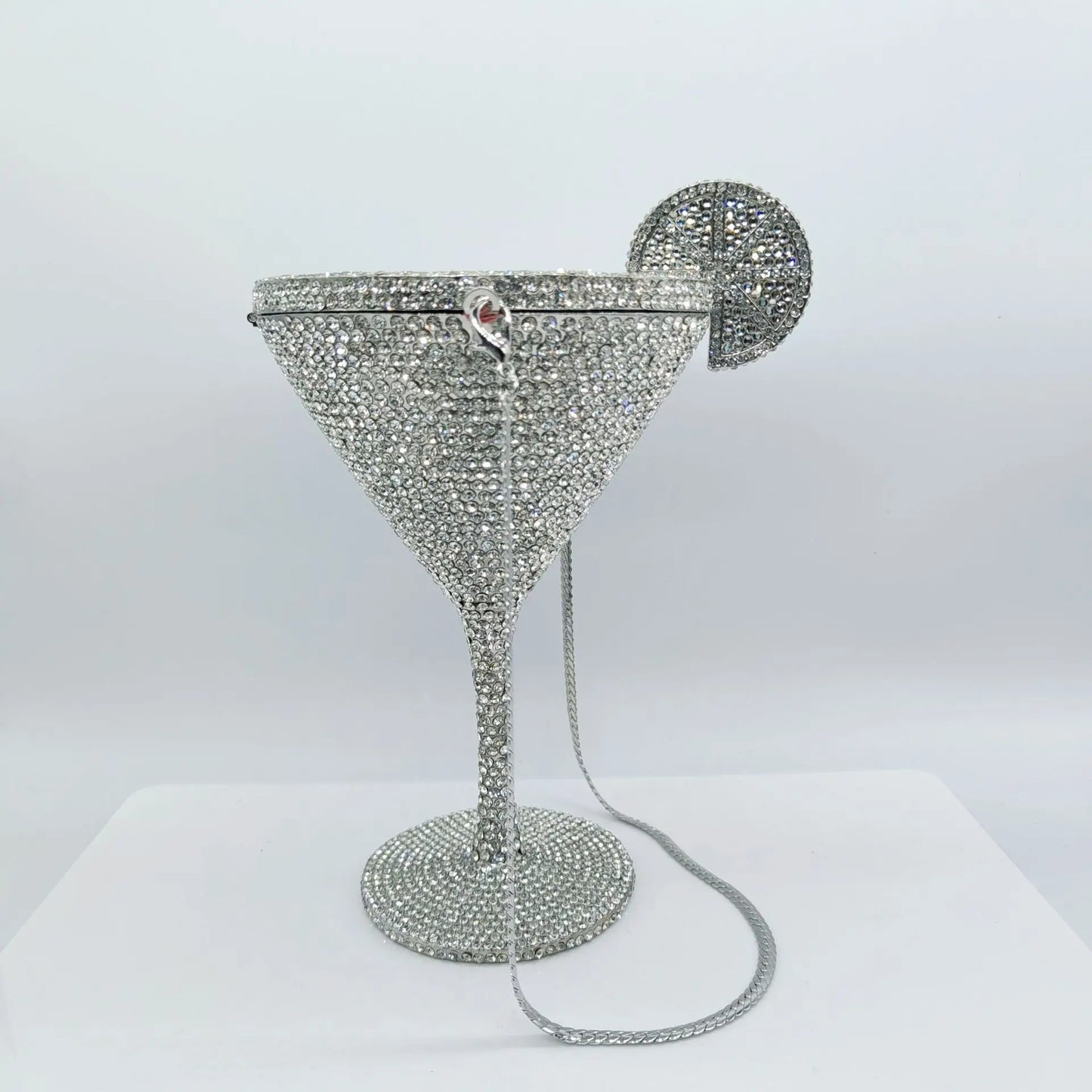 Jewels Martini purse Diamond Evening Purses Crystals Bridal Handbag Dinner Clutches jewelry Purses Rhinestone Party Clutch Bags
