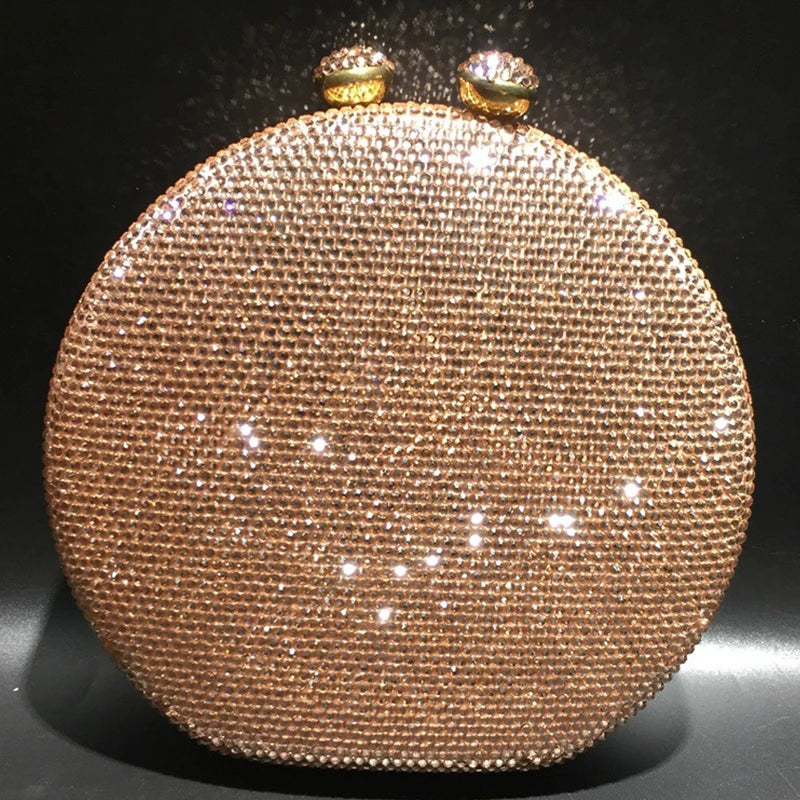 Flower Crystal Evening Bag 16 Colors Women Wedding Purse Diamond Minaudiere Lady Rhinestone Party Handbags Prom Cocktail Purses